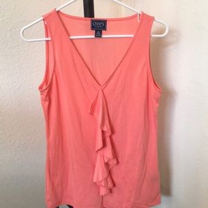 FREE WITH PURCHASE Chaps Classics coral tank